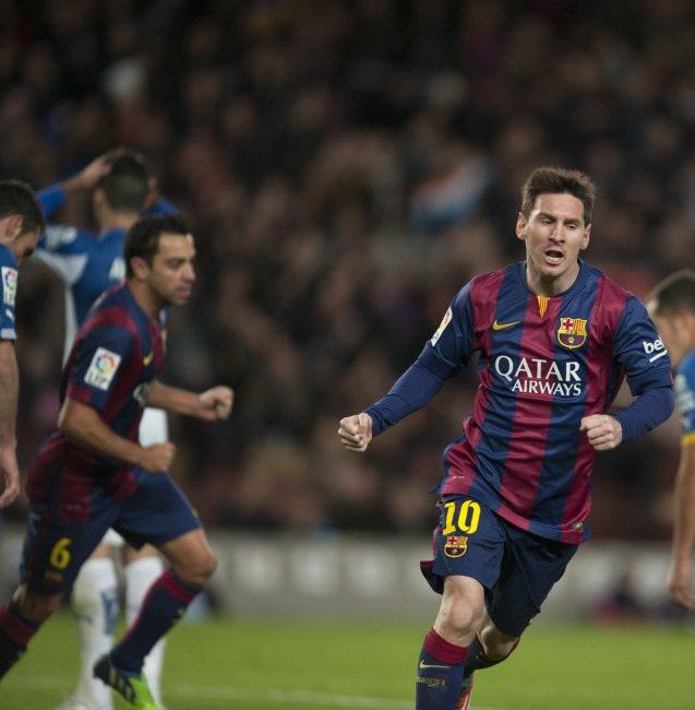 4 pertandingan terahkir, 3 hattrick, tanpa penalti dan diving. Simply Messi!