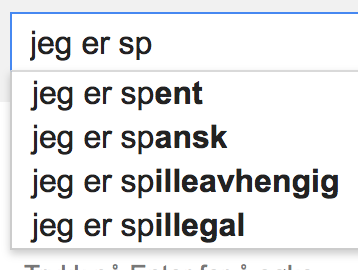 googlepoesien's tweet photo. Jeg er spent
Jeg er spansk
Jeg er spilleavhengig
Jeg er spillegal
- http://t.co/WEqPNZ22Pi