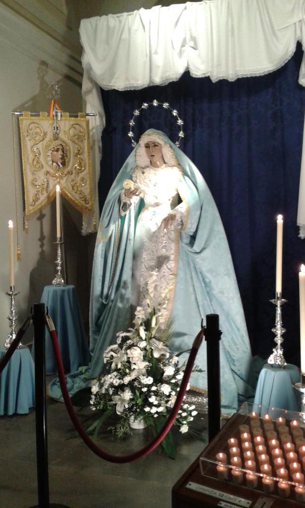 Ntra Sra de la Salud vestida por la festividad de la Inmaculada Concepcion.... <a href="/ResuySalud/">ResuySaludAlcala</a>