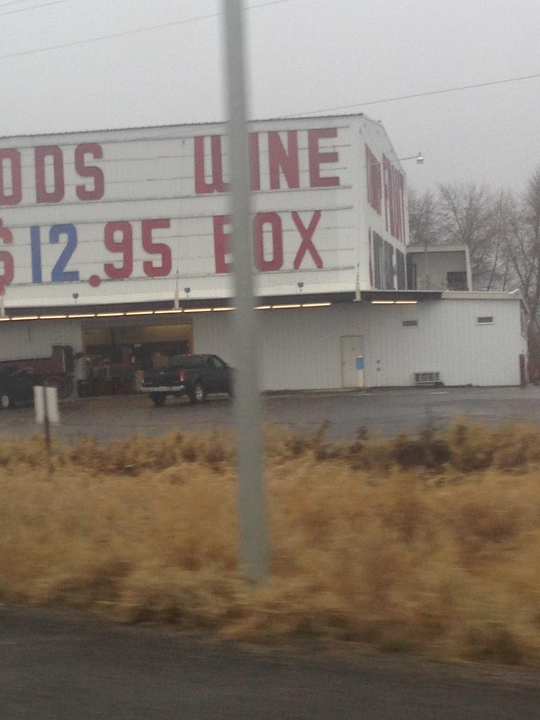 seattlebound123's tweet photo. Boxed wine sounds so good after three days of driving. http://t.co/IUrW3HCxh8
