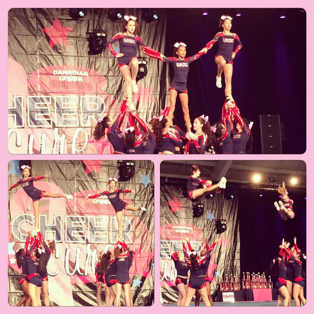 CSSharksToronto's tweet photo. @UCC_Cheetahs on the floor at @cheerforthecure! #BeUltimate http://t.co/eqLlELoGmx