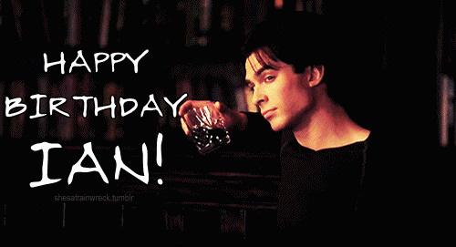HAPPY BIRTHDAY IAN SOMERHALDER ND U R THE BEST THE BEST 
