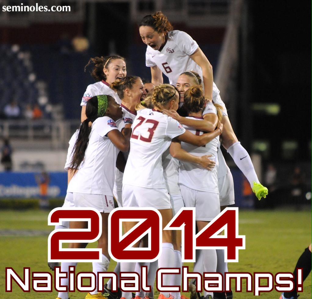 NoleGameday's tweet photo. Florida State is your NATIONAL CHAMPION of Women's Soccer! 

Congratulations Noles! http://t.co/1GoqE5DafZ