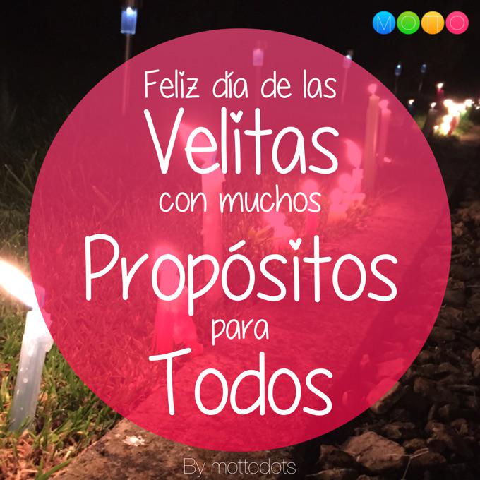 benchtested's tweet image. Feliz día de las Velitas con muchos Propósitos para Todos. Made with @mottodots App mot.ms/1vue3tu
