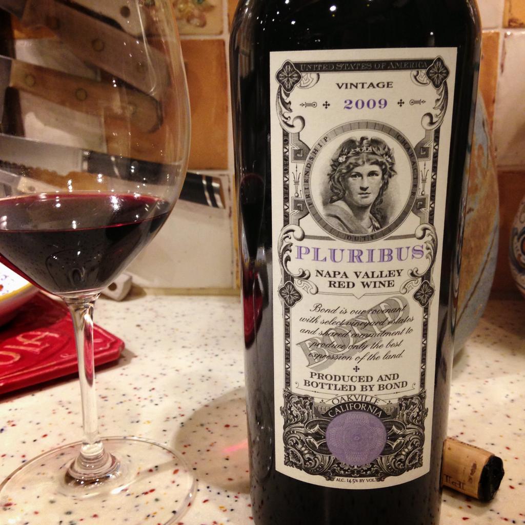 Still thinking about this wonderful #cabernet from #bond winery we had last night! #california