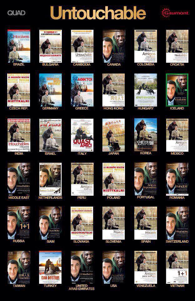 OmarSy's tweet photo. #Intouchables c'est 54 millions de spectateurs ds le monde / film en langue française le + vu ds le monde / 66 pays ! http://t.co/QKPqY7RdzA