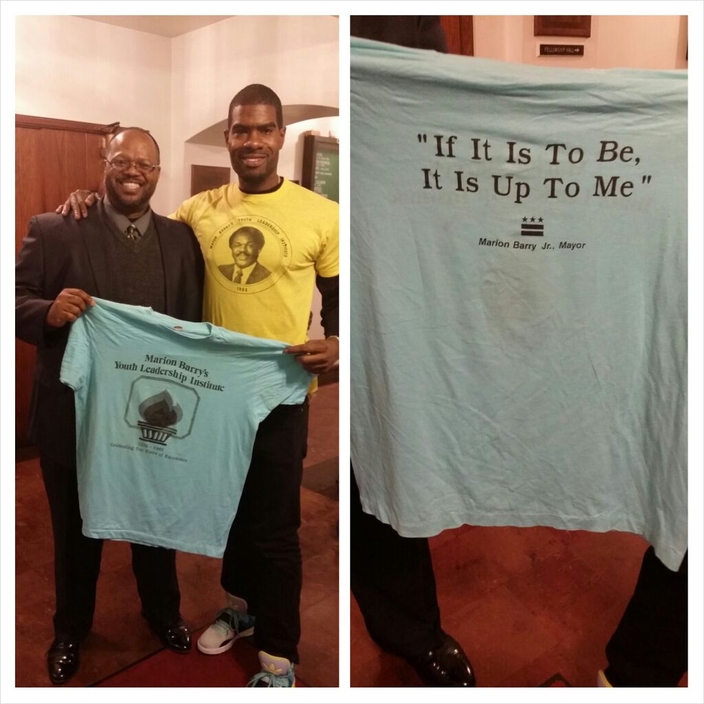#PhotoGrid Mayor Barry's Youth Leadership Institute Alumni Class of "86" Samuel Moore and Robert Studevent. #Mayor4Li