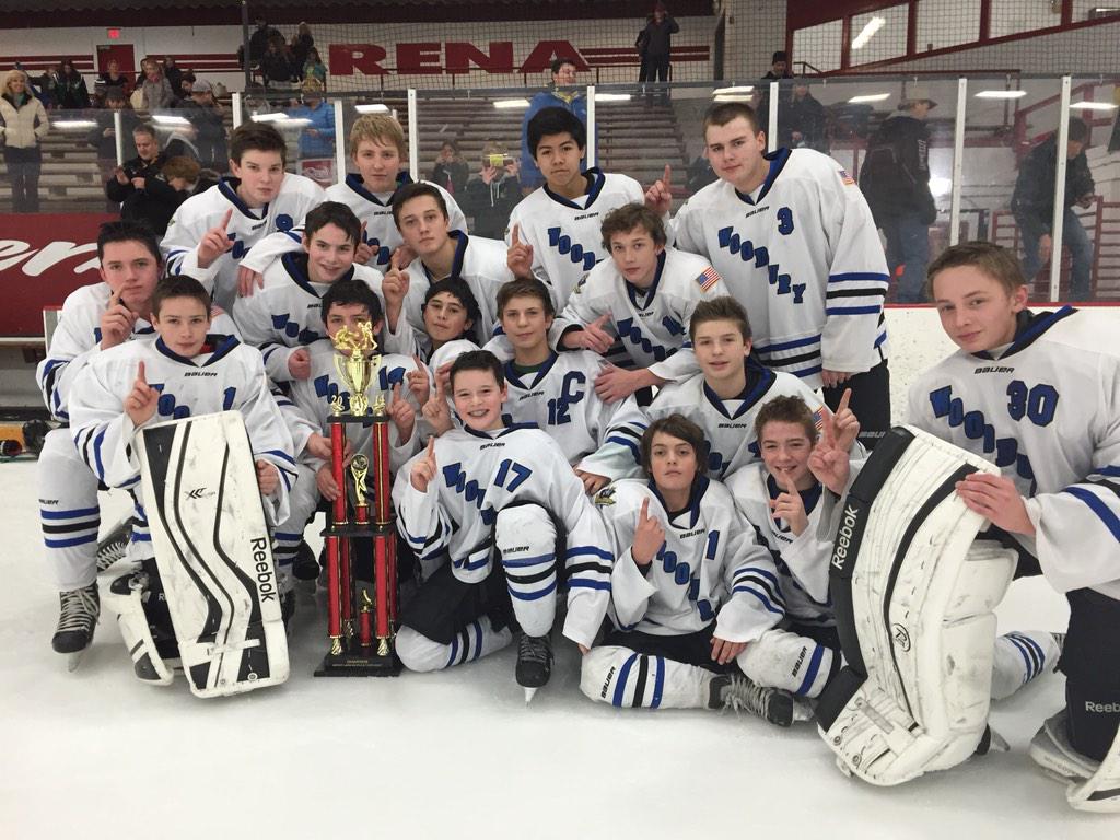 YouthHockeyHub's tweet photo. BB Detroit Lakes: Woodbury outlasts Jefferson 6-1 with 3 third period goals. Stafne and Brown 2G...congrats Preds! http://t.co/HTbiFfpHbe
