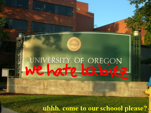 MarysRevenge's tweet photo. Writing a new blog post. I think this should be the school's new recruitment slogan. #GTFFStrike #UOstrikes http://t.co/0iAT6bQ0kn