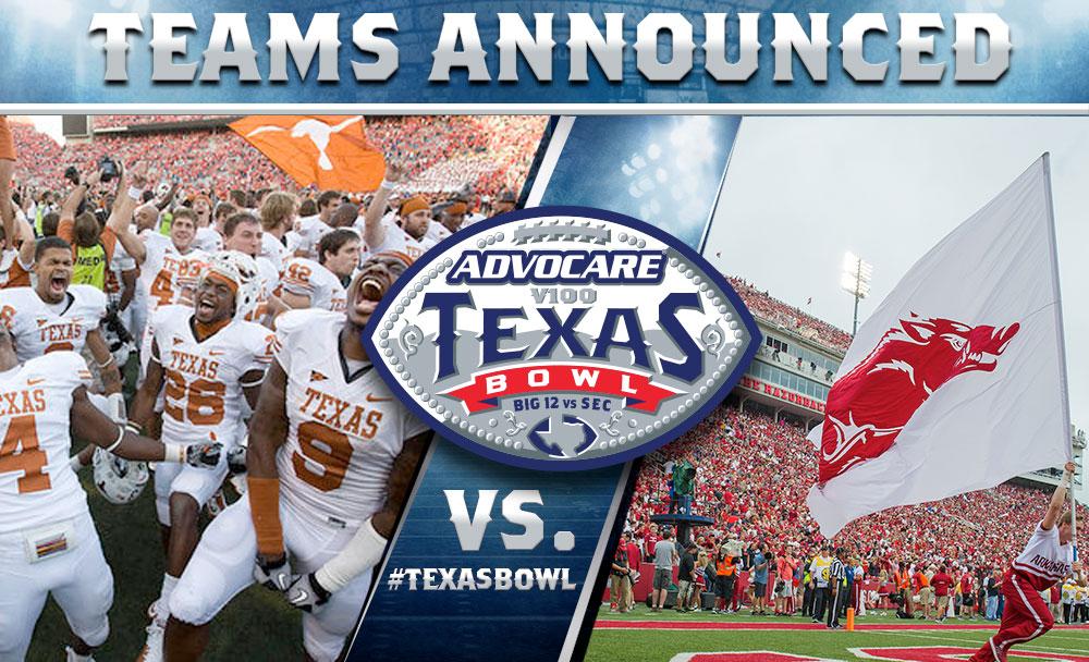 TexasBowl's tweet photo. ICYMI, we are all set for a Southwest Conference Rivalry Rematch! #WPS vs. #HookEm in the #TexasBowl http://t.co/qUas43VSzY