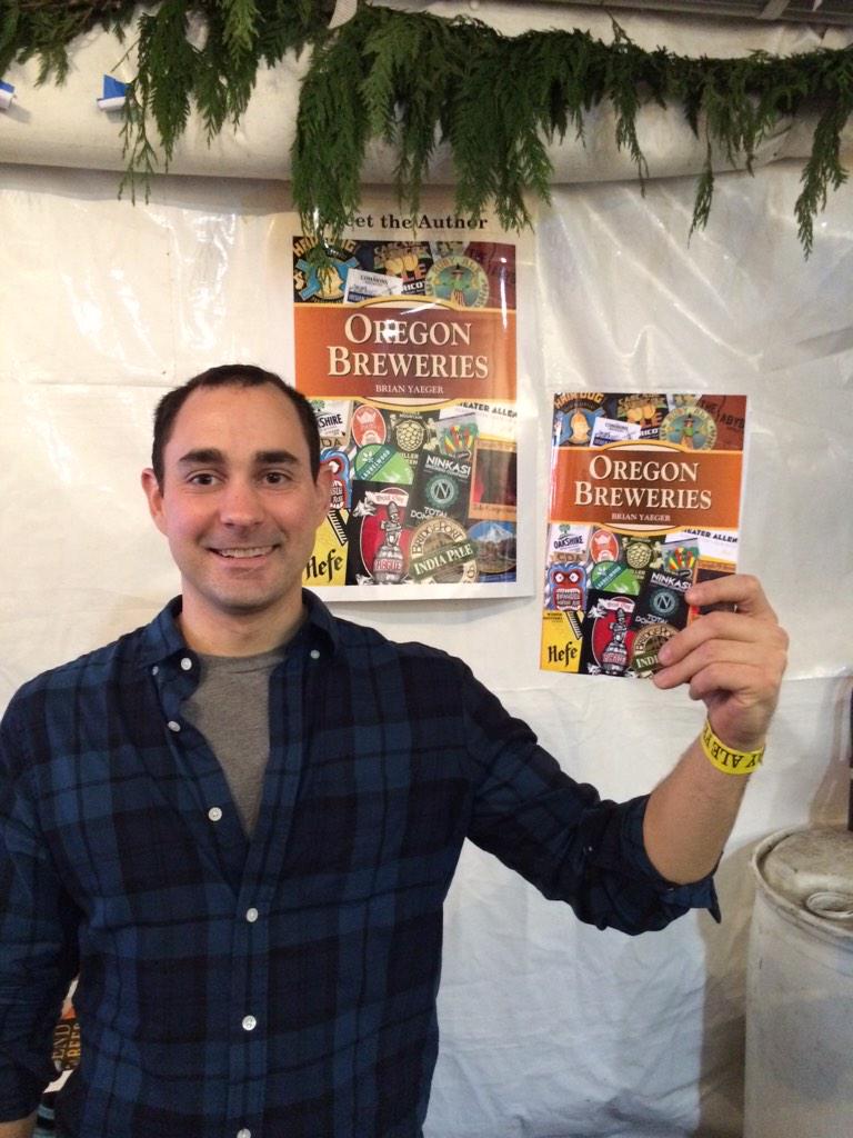 hopapalooza's tweet photo. Come to the @HolidayAle today to get your signed copy of @OregonBreweries by @yaeger #HAF19 #HAF14 http://t.co/tfu7YLaQSf