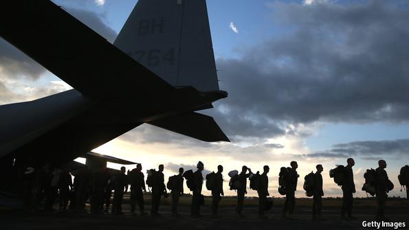 TheEconomist's tweet photo. Nearly half of America’s new federal employees are military veterans http://t.co/OT5SUHTZgM http://t.co/G8uOtfUty7