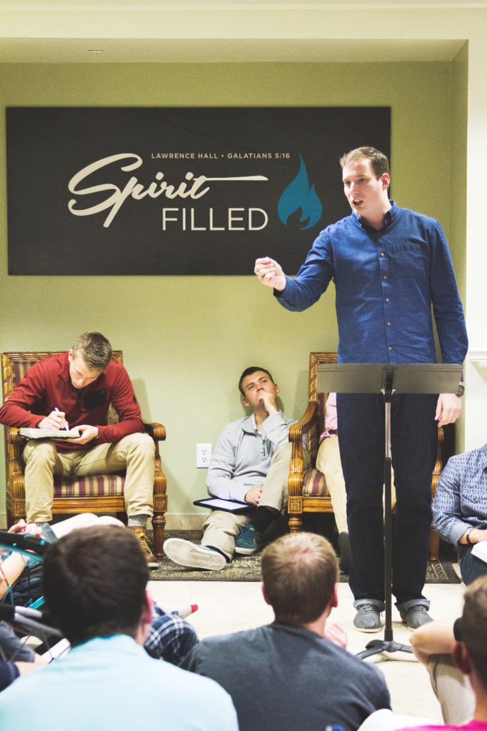 cpgaul's tweet photo. "I love my Master. I will not go free." Convicting first message of the #lawrencerevival14 from @ericpaulgoetsch http://t.co/eNKUed3LZT