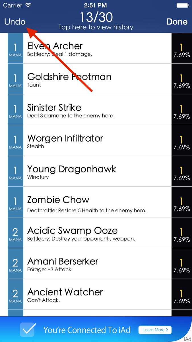 InnkeeperApp's tweet image. To avoid the crasher, we'd recommend using the "Undo" button to sequentially undo card draws for now.