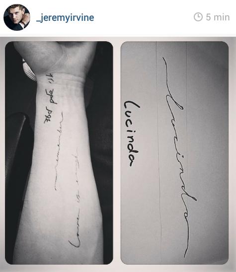 FYOscuros's tweet photo. "Hola #Fallenfans! #DatodeFallen Yo mismo diseñé y dibujé los tatuajes que tiene Daniel en la película." .-Jeremy I. http://t.co/wqYu60nxZI