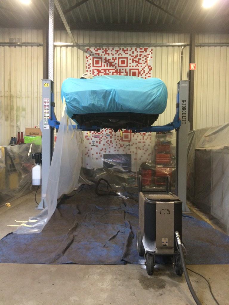 iceworkx's tweet image. En nog even Ferrari 330GT gestraald met droogijs