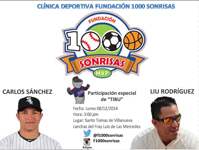 f1000sonrisas's tweet photo. Mañana estaremos dando una clinica de beisbol a los niños de @Beisbol_STV con @CarlosSan29 y #liurodriguez. http://t.co/BPrKtPZQ5L