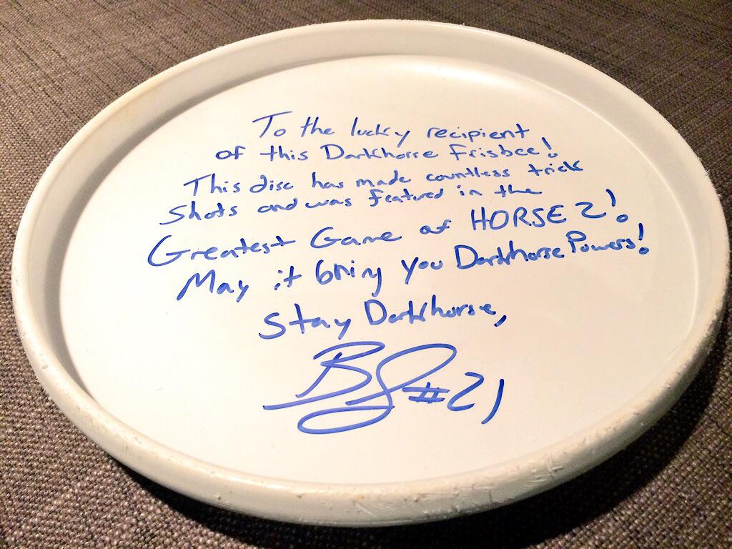 Brodiesmith21's tweet photo. Retweet and follow me for a chance to win this frisbee. Winner announced in a couple hours. http://t.co/0D9rmDZLNB