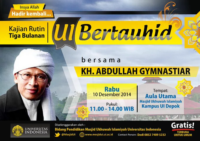 Image from Masjid UI Depok (@MasjidUI)