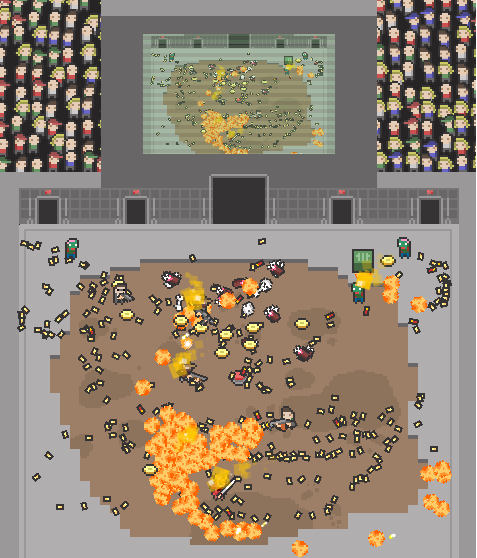 brokenbeachdev's tweet image. Finished! My second entry to @ludumdare and my second game ever. Presenting: Proelium #LD48 #LDJAM  #indiedev