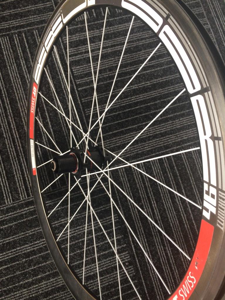 BicyclePowerSA's tweet image. A custom @PowerTap build for a client, even down to the spokes used! #TestedTrustedTrue