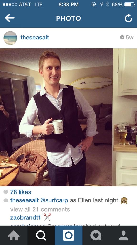 lcarp3's tweet photo. @TheEllenShow my brother was Ellen for Halloween and never posted a pic  #twins #thisisamazing http://t.co/iQNnIUAYaM