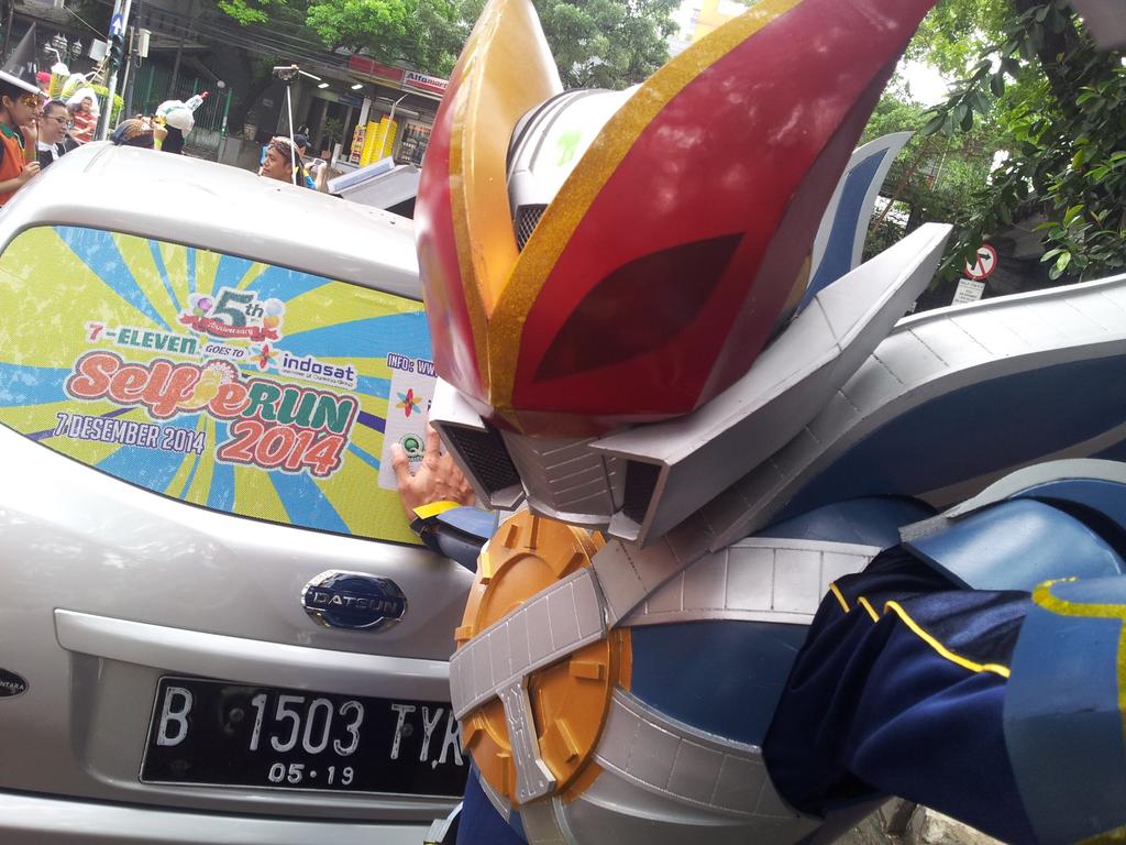 danieltwo2's tweet photo. NEW DEN-O
“@freddythomas: @7ElevenID #selfierun2014 #datsungopanca #1051 http://t.co/Jb2BSLuk4A”