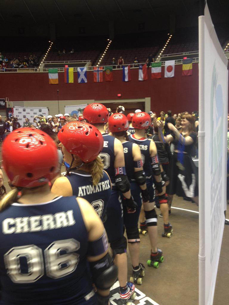 Medal time! <a href="/derbyworldcup/">RollerDerby WorldCup</a>