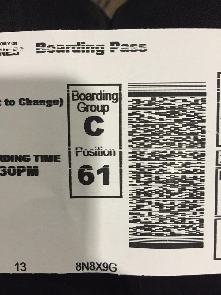 southwest boarding pass