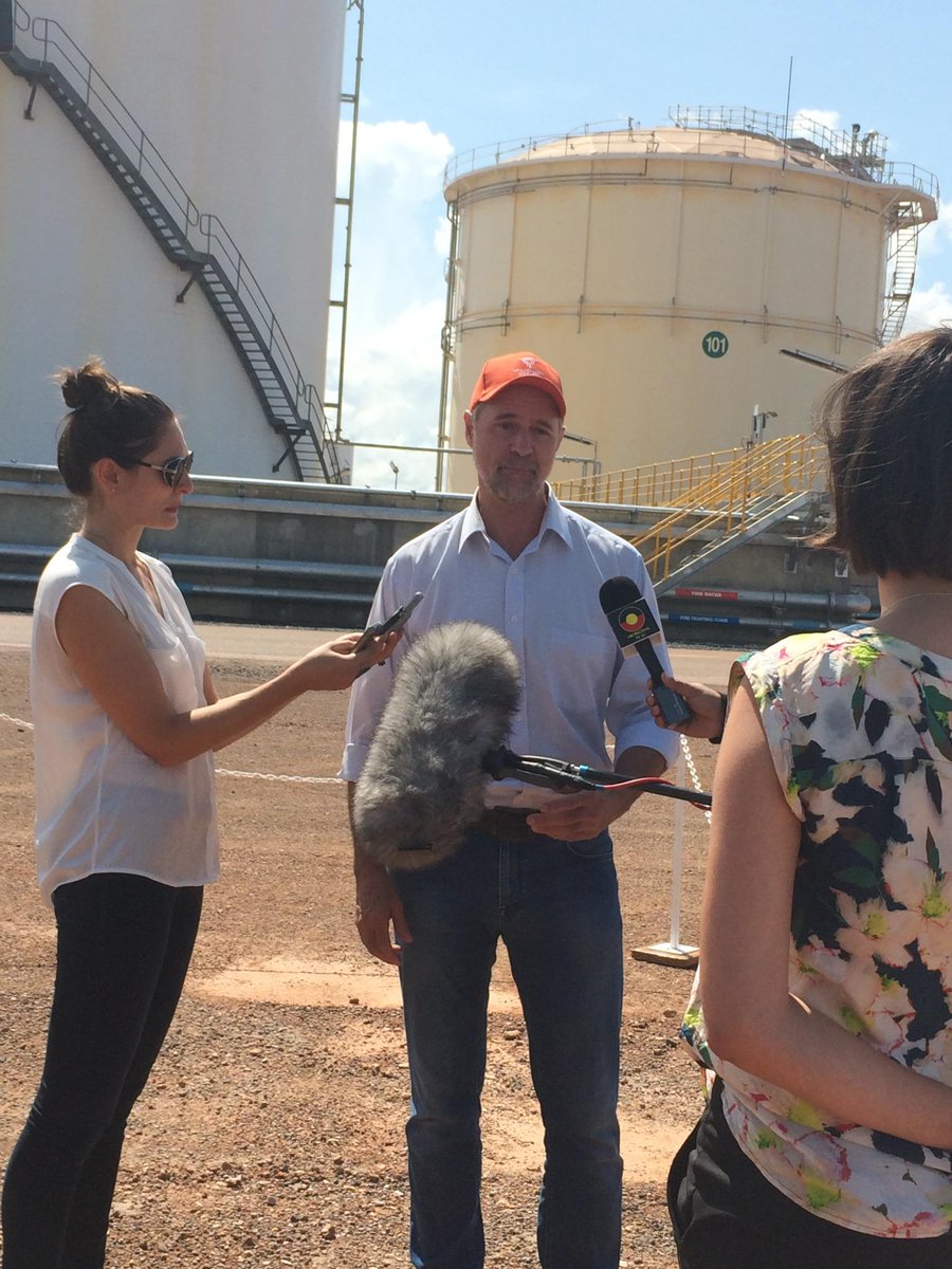 Low Aromatic Unleaded Fuel Tank launched in #Darwin today lowaromaticunleaded.gov.au #SafeCommunities #NorthernTerritory