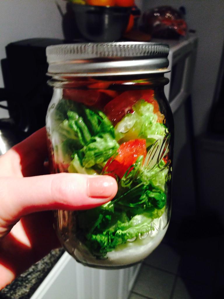"What is that? Is that a salad in a jar? It looks like a TERRARIUM." @robynegiannini