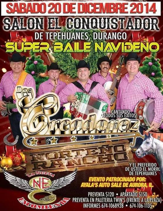 LosCreadorezz's tweet image. SABADO 20 DE DIC.
EL CONQUISTADOR
TEPEHUANES, DGO
#LOSCREADOREZ #NORTEÑO #RANCHO #ELCONQUISTADOR #TEPEHUANES #DURANGO