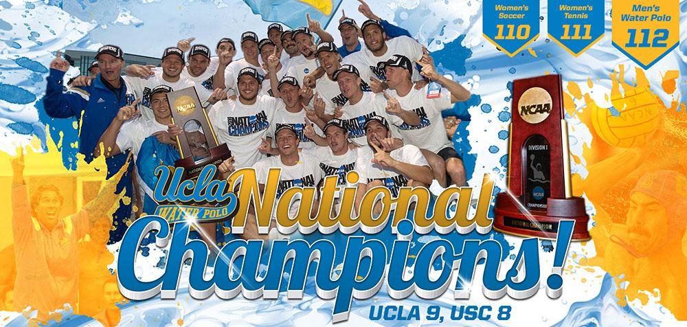 USAWP's tweet photo. Great image via @UCLAAthletics of the @UCLAWaterPolo winning the NCAA title. Watch the replay http://t.co/8WVZ54EOmi http://t.co/rtfA1vJQ9M
