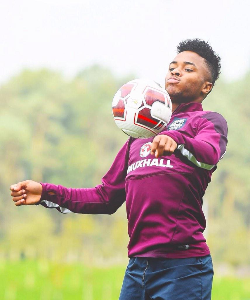 Happy birthday " Selamat ulang tahun ke-20 Raheem Sterling. all the best! 