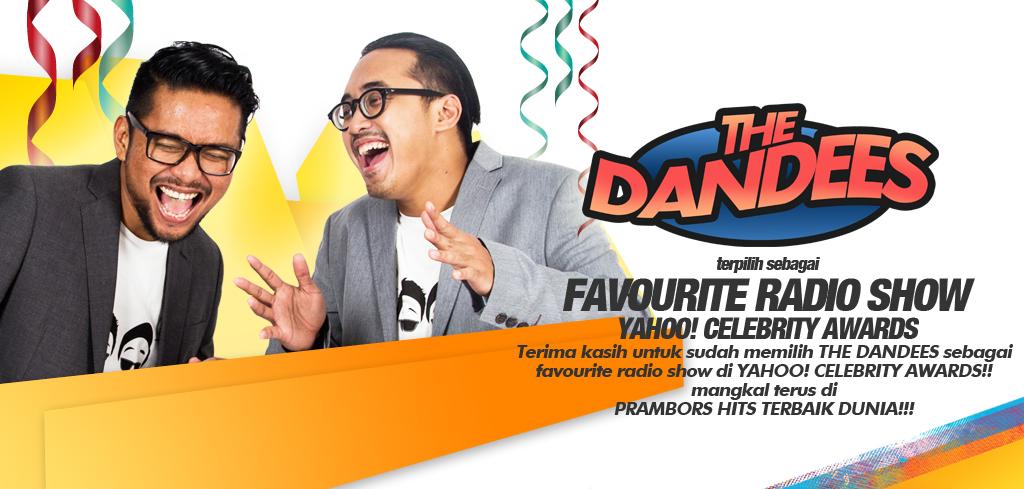 Prambors's tweet photo. Terima kasih kawula muda! karena kawula muda lah #TheDandees berhasil menangin Favorite Radio Show, #YahooAwards http://t.co/7jHcuFfswn