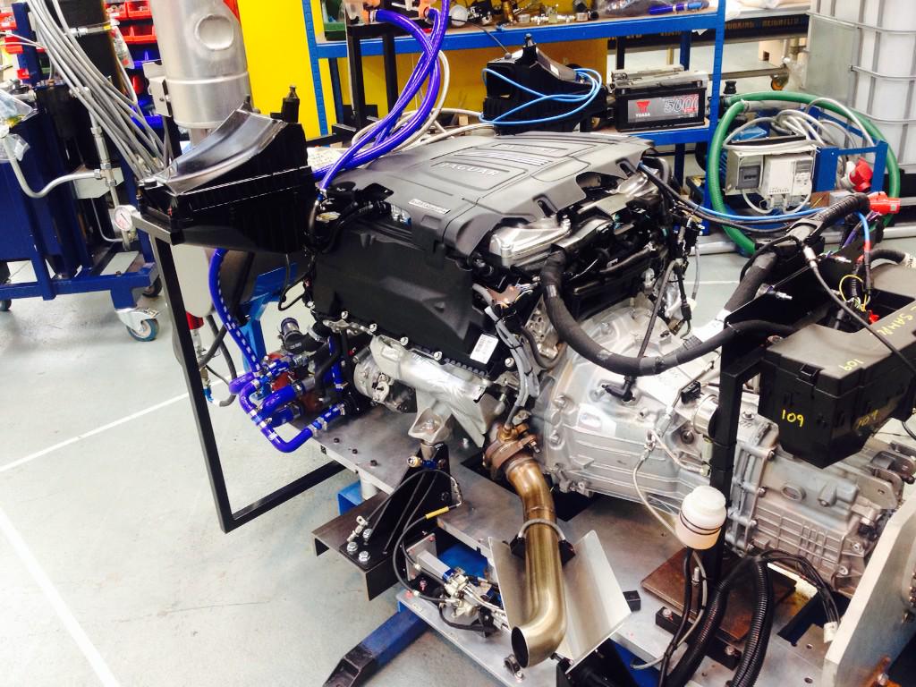 The V8 Jag we've been working on! @BLOODHOUND_SSC <a href="/kaywilliams1050/">kayleigh williams</a>