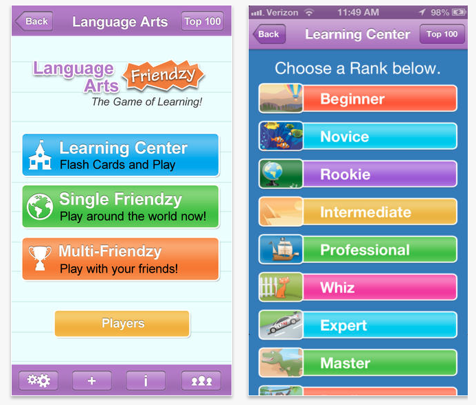 Need a motivating Language Arts app? Check out Language Arts Frenzy! #edu210 <a href="/AppStore/">App Store</a>