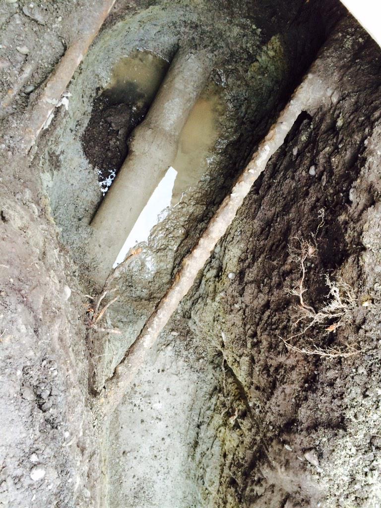 ImpDemolition's tweet image. Imperial Demolition &amp;amp; Earthworks wrapping up a quick storm to side sewer project.