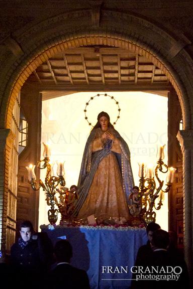 Esta mañana en el Rosario de la Aurora de la <a href="/misericordiaXVI/">Hdad. Misericordia</a>
