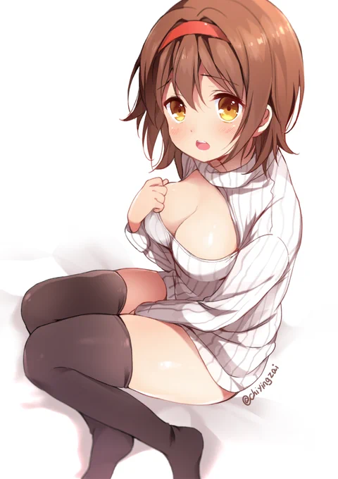 白露⋯⋯ 60分x3⋯⋯(灬º Д º灬)#艦これ版深夜の真剣お絵描き60分一本勝負 