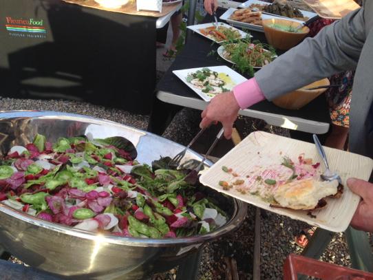 FleurieuLiving's tweet photo. The largest bowl of salad I've ever seen at ScoopSA 10th birthday event. #fleurieu http://t.co/HDWUux6mrV