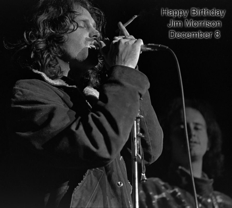 Happy Birthday Jim Morrison.   