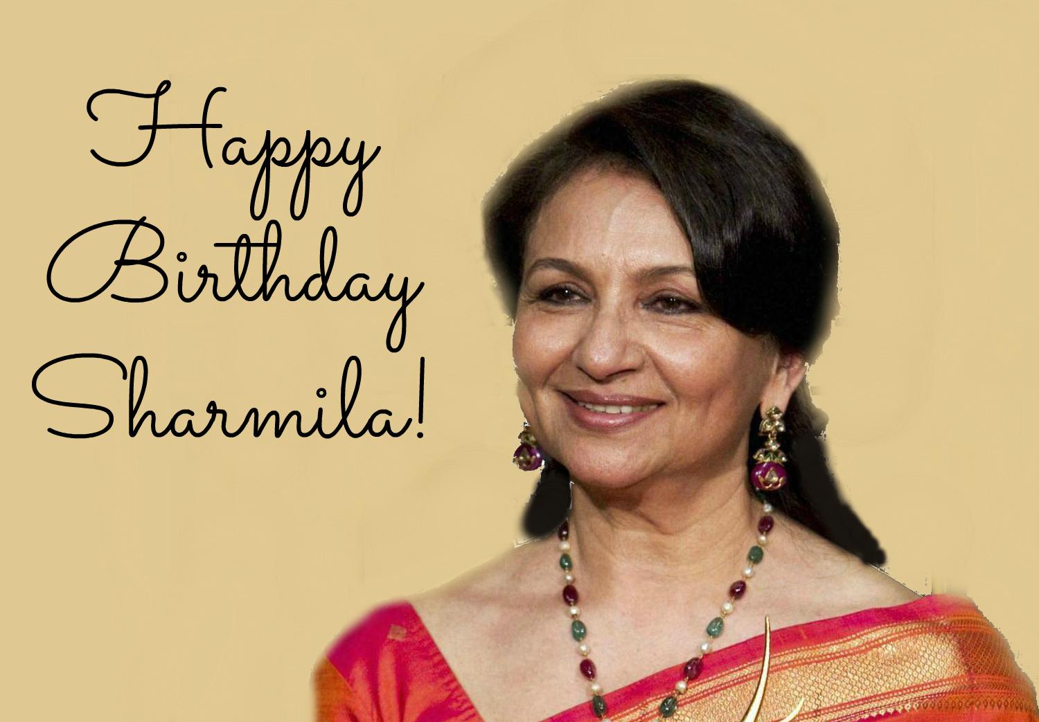 Happy Birthday Sharmila Tagore! 