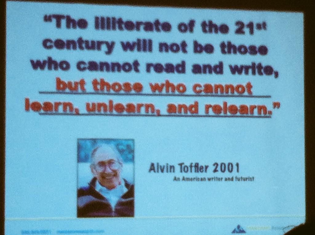 #learnfwd14 This was a great motivator to relearn today.