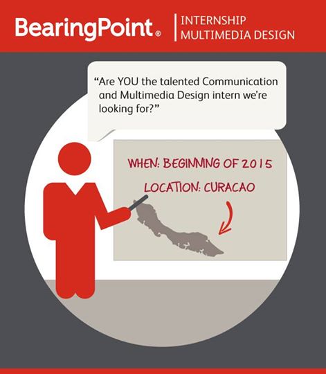 #Communicatie en #Multimedia design #stagiaire gezocht op Curacao! Geinteresseerd of ken je iemand? Let me know.