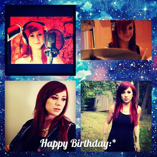 Today is the birthday of the coolest drummers worldwide. Happy Birthday Jen Ledger    