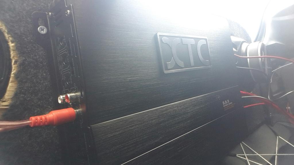 My new baby! Aaaah it's heaven! Can't have a car without good sound no no #newamp #xtc #allaboutthatbass