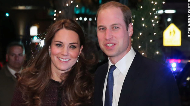 CNN's tweet image. It's their first to the Big Apple! Prince William and Kate start their tour of NYC today: cnn.it/1sbTMsJ