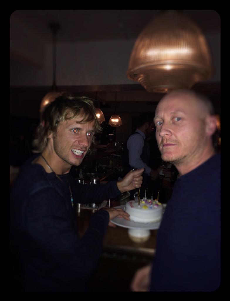 I dont think liked the cake I bought him ;) happy birthday matey... 