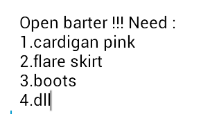 chishoppu's tweet photo. Ayo yg mau barter langsung line aja ya . Owner lg need cardigan pink,flare skirt,boots ? Aku kasih vocher 7-11 nanti http://t.co/9WOzrtXnAV